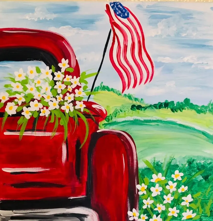 Acrylic painting class July 20th @ 12 pm