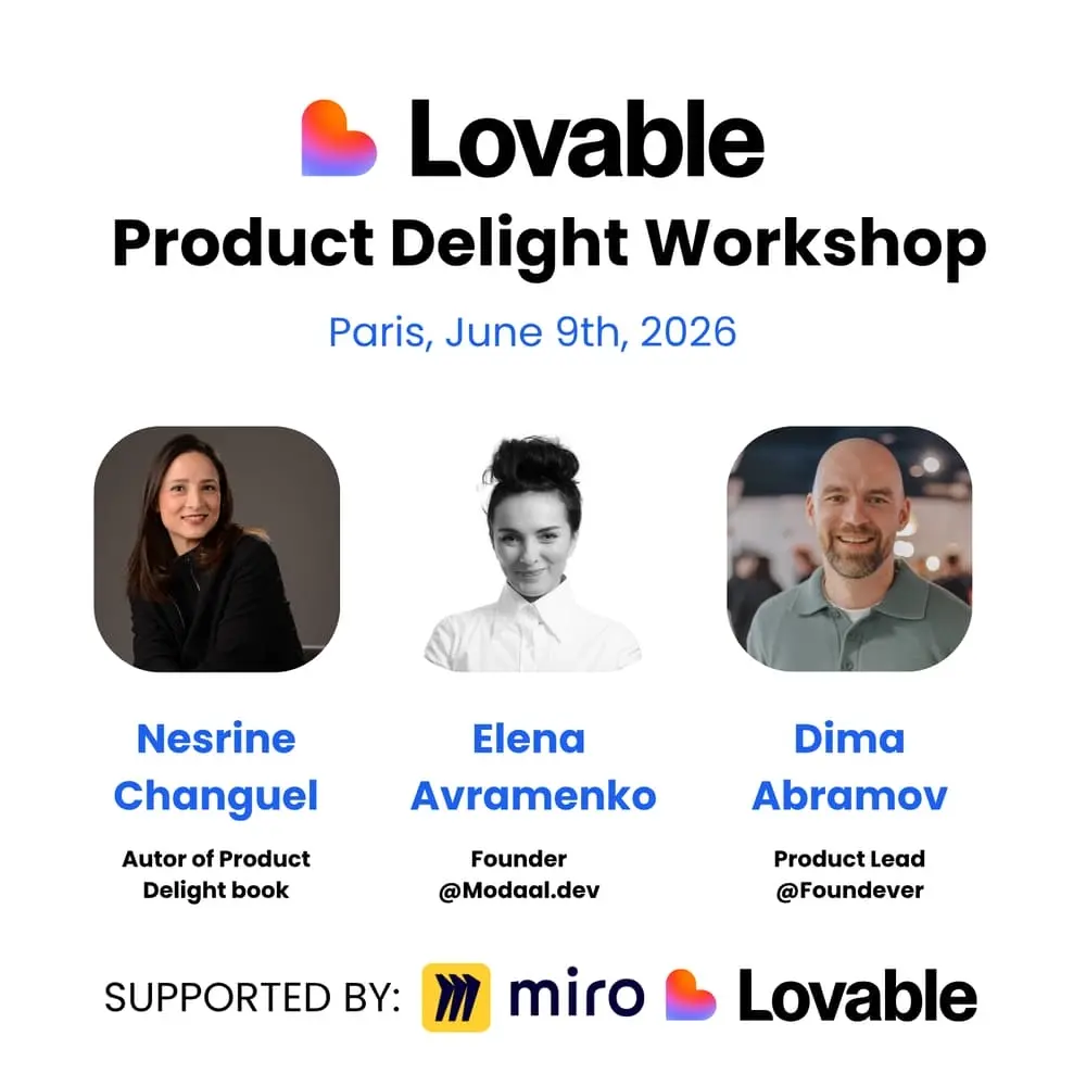 Lovable × Product Delight Workshop