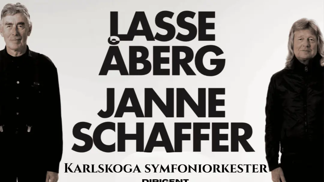 Lasse Åberg, Janne Schaffer och Karlskoga Symfoniorkester