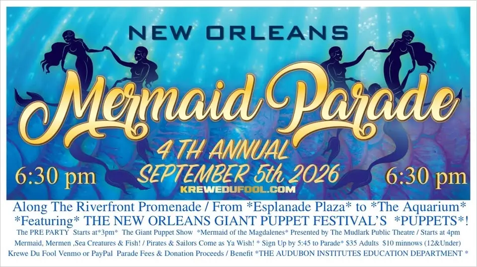 NEW ORLEANS MERMAID PARADE!!!
