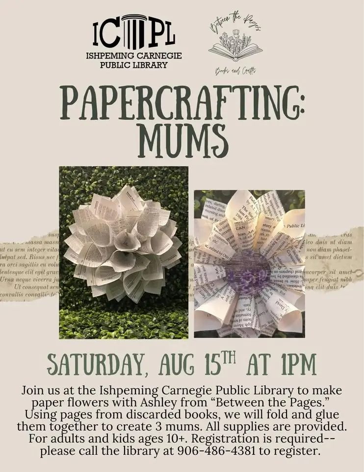Papercrafting: Mums *Registration Required*