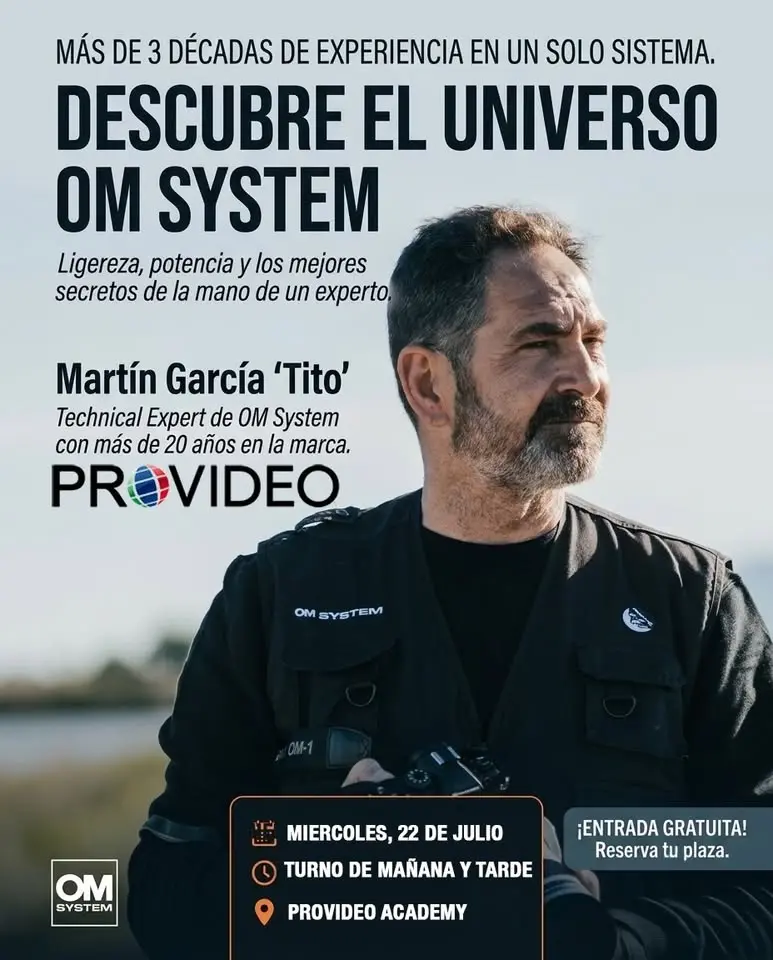 Descubre el Universo OM System con Martín García Tito