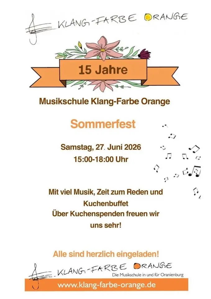 Sommerfest der KLang-Farbe Orange