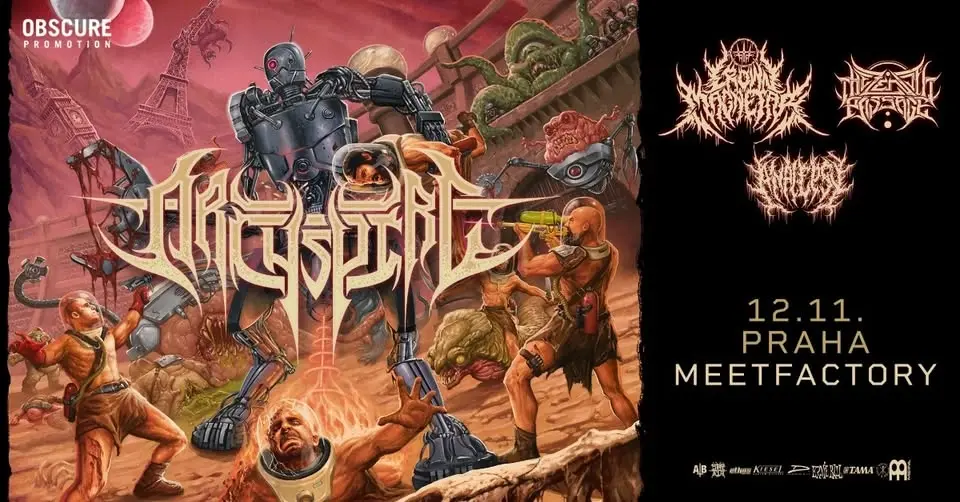 ARCHSPIRE, CROWN MAGNETAR, THE ZENITH PASSAGE, ANALEPSY - Praha