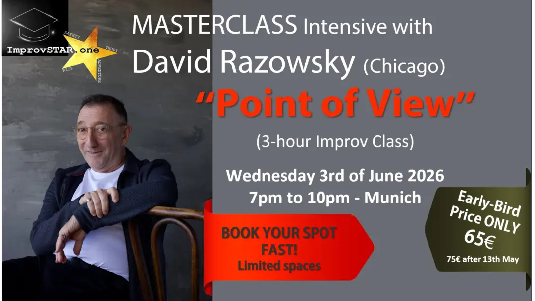 Improv Masterclass "POINT OF VIEW" with US-Superstar DAVID RAZOWSKY