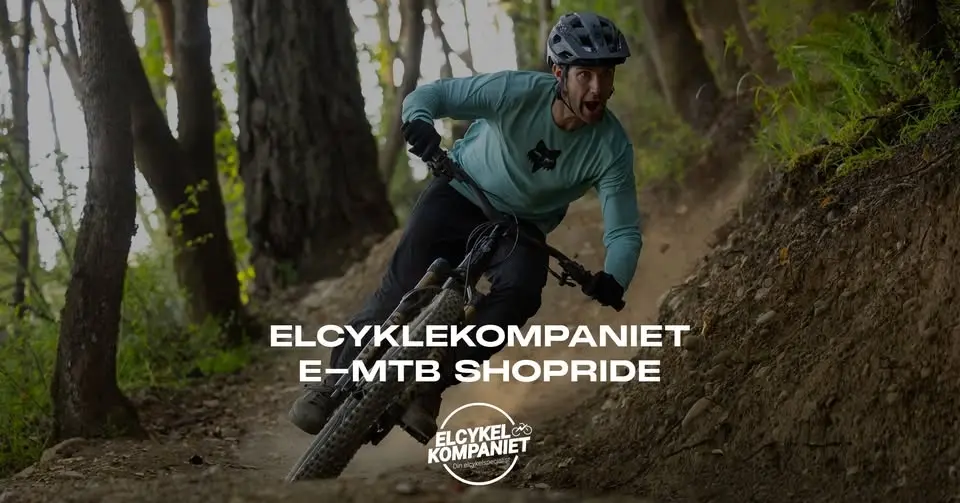 E-MTB Shopride tillsammans med Elcykelkompaniet