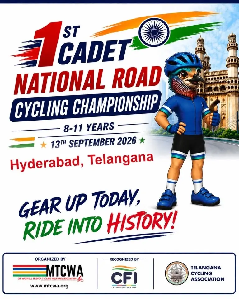 !st Cadet National Road Cyclin Championship for 8 to 11 years Riders