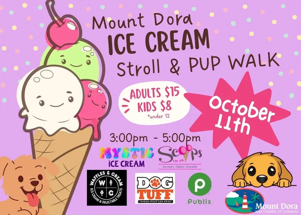 Mount Dora Ice Cream Stroll and Pup Walk - Fall '26
