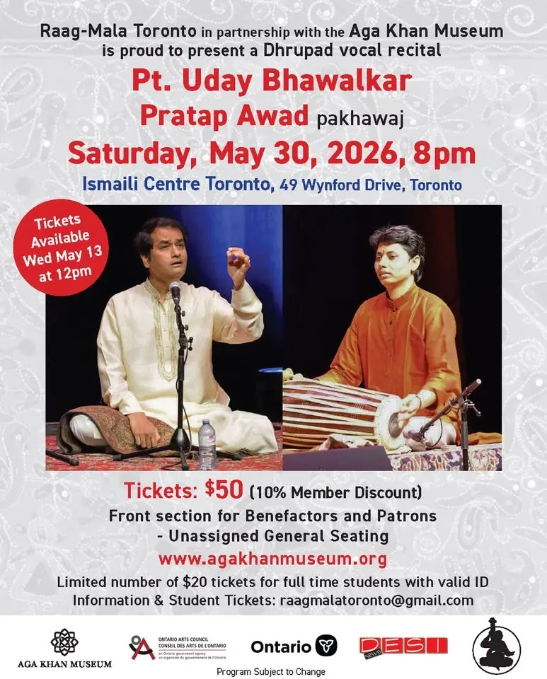 Pt Uday Bhawalkar LIVE at Ismaili Centre Toronto