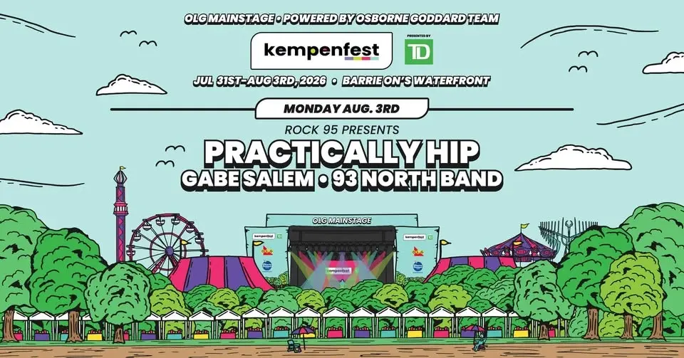PRACTICALLY HIP w/ Gabe Salem, & 93 North Band