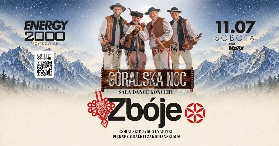 GÓRALSKA NOC ☆ ZESPÓŁ ZBÓJE - sala dance
