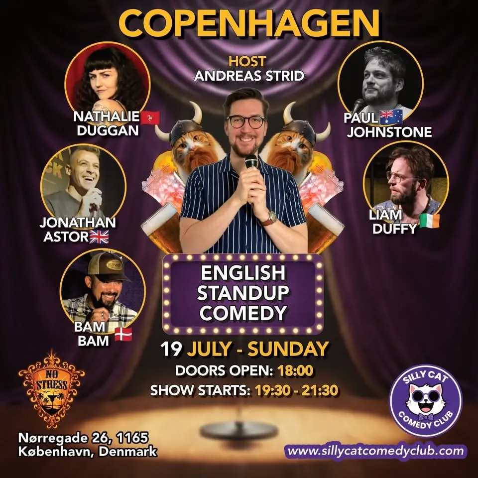 English Standup - Copenhagen - No Stress Bar