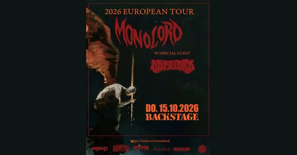 MONOLORD | 2026 EUROPEAN TOUR | BACKSTAGE MÜNCHEN 2026