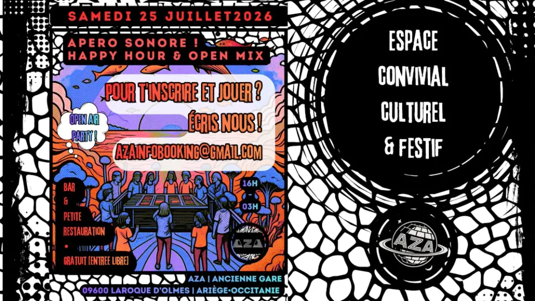 Apéro Sonore ||25.07.26|| Open MIX & Happy Hour