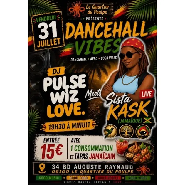 Dancehall Vibes – Dj Pulse Wiz Love & Sista Kask (Jamaïque)