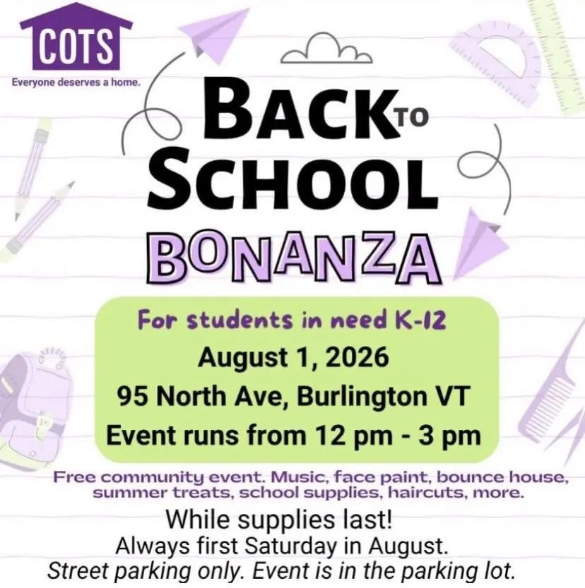 COTS Back to School Bonanza