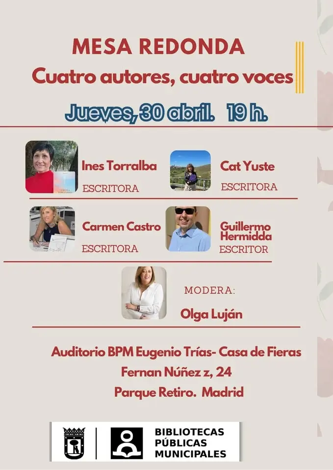 Cuatro autores, cuatro voces