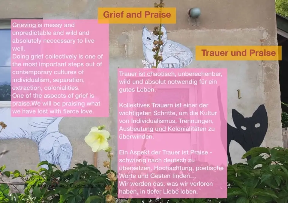 Grief and Praise. Collective mourning