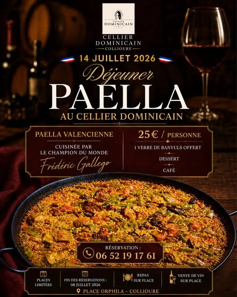 CÉLÉBREZ LE 14 JUILLET AU CELLIER DOMINICAIN !