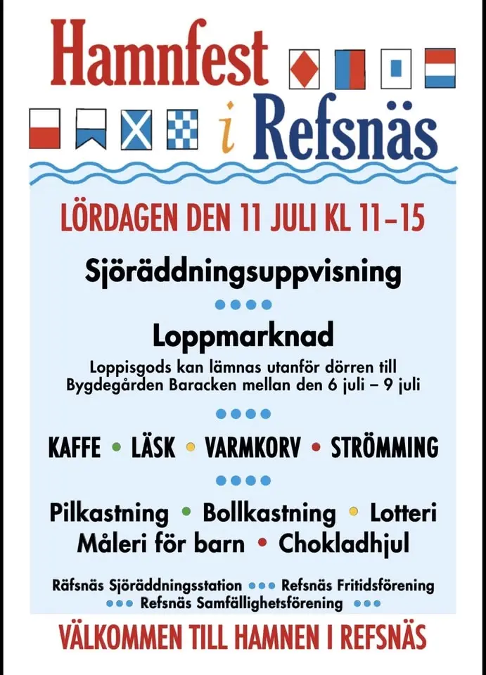Hamnfest i Refsnäs