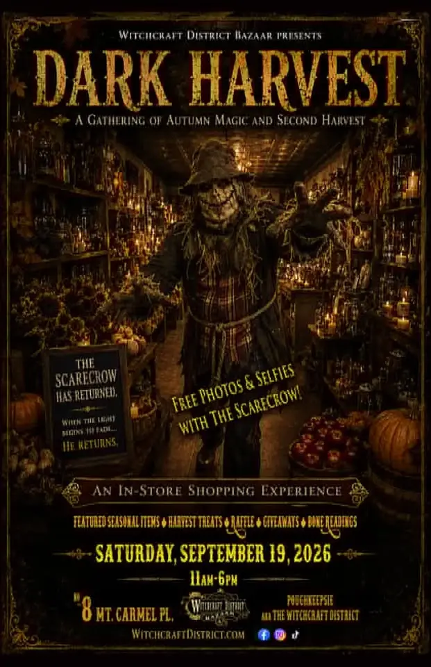 DARK HARVEST—An In-Store Shopping Experience and Celebration of Mabon/Second Harvest & Autumn Magic