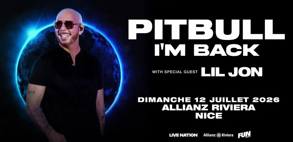 PITBULL | Allianz Riviera, Nice - 12 juillet 2026