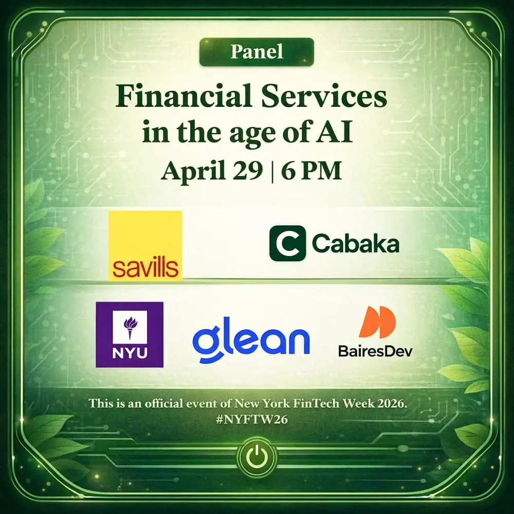 Financial Services in the Age of AI (This is an official event of #NYFTW26) (In person event)