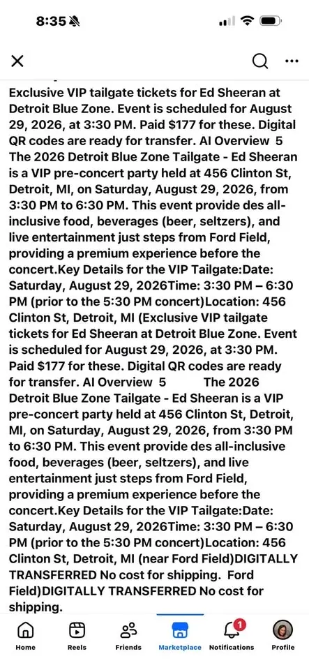 Blue zone tailgate 