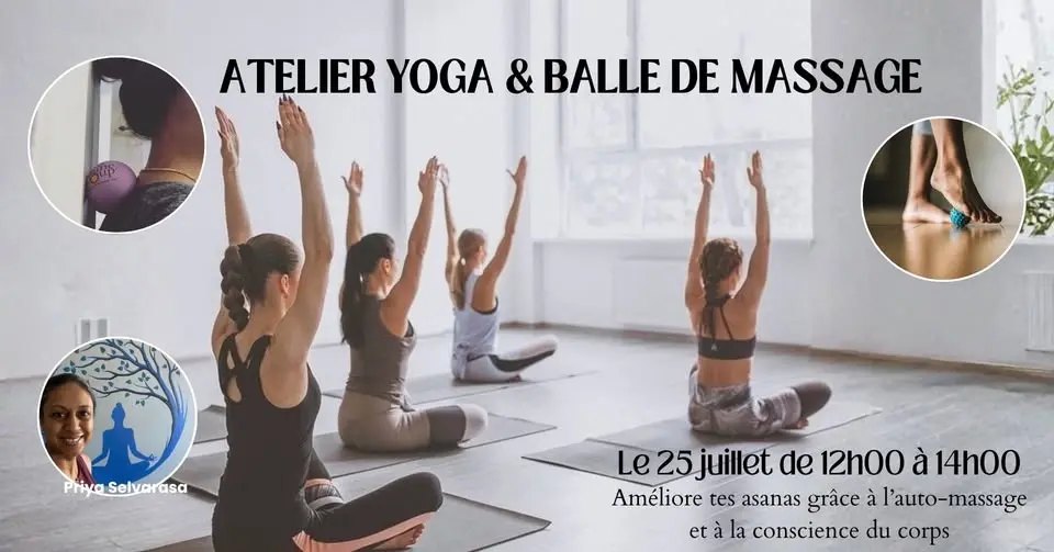 🧘🏽‍♀️Atelier Yoga & Balle de Massage