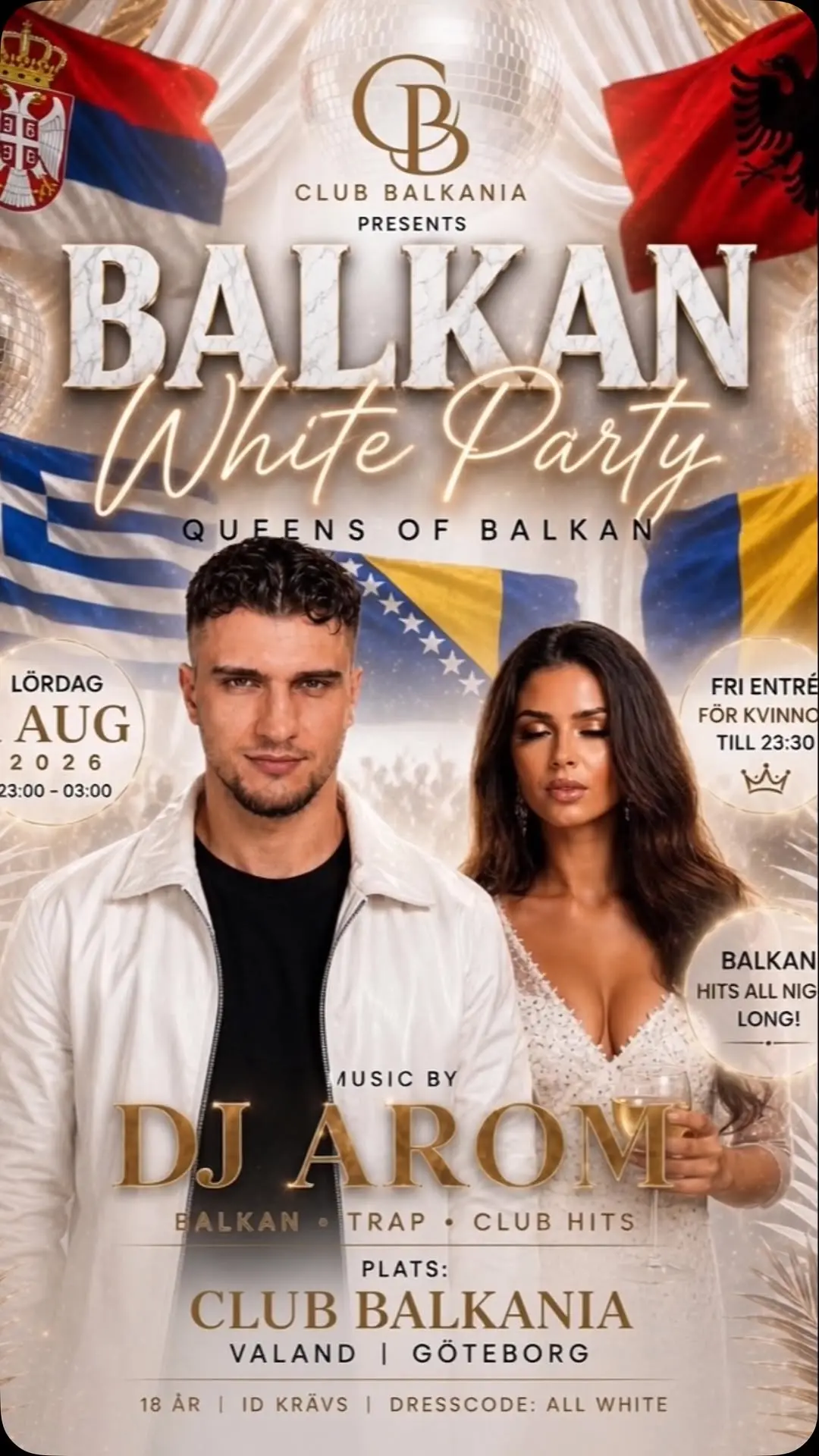Balkan White Party – Queens of Balkan