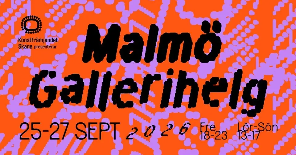 Malmö Gallerihelg 2026