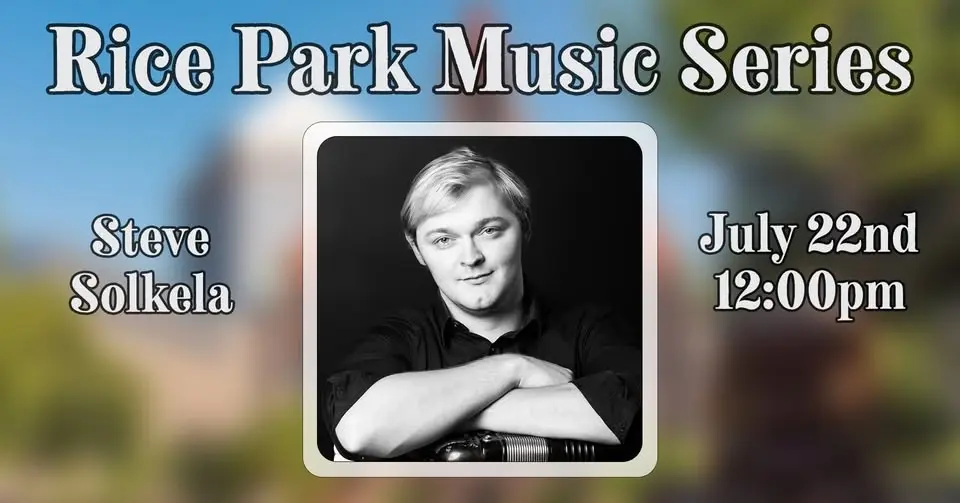 Rice Park Music Series 2026: Steve Solkela's "Overpopulated" One-Man Band