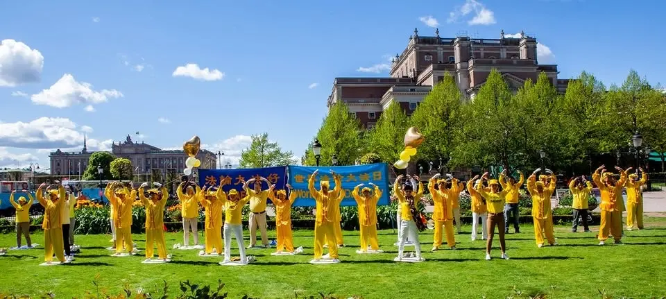 Internationella Falun Dafa-dagen i Stockholm