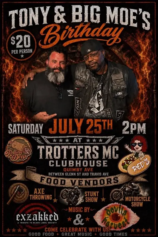 Big Moe and Tony’s Blowout Birthday Bash 