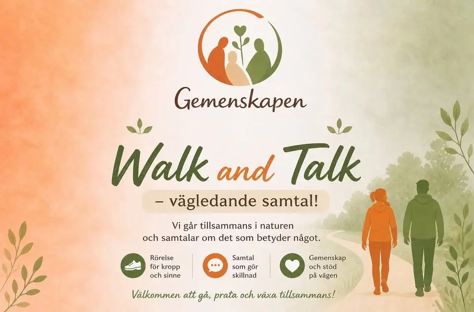 Walk and talk - vägledande samtal med Gemenskapen
