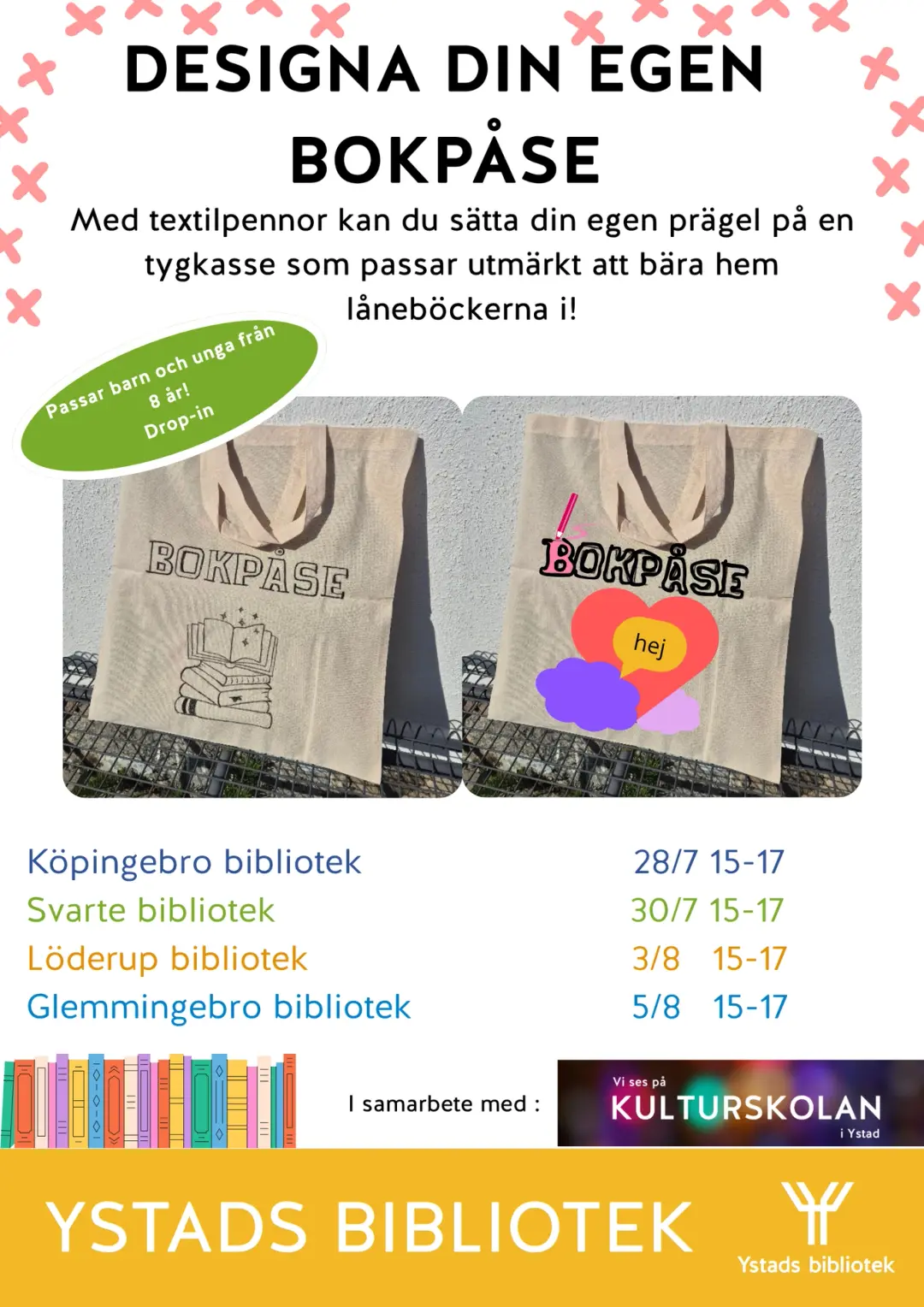 Designa din egen bokpåse