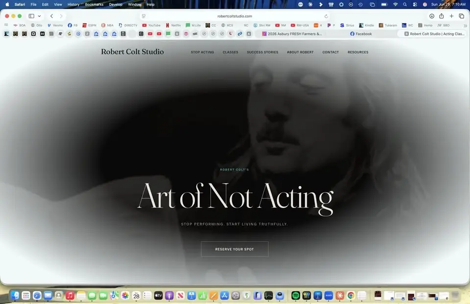 Robert Colt's Art of Not Acting Master Class
