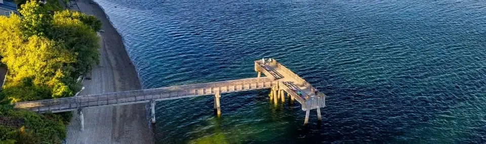 Fox Island Fishing Pier Low Tide Tour
