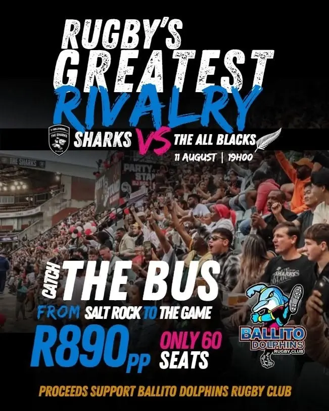 SHARKS vs ALL BLACKS