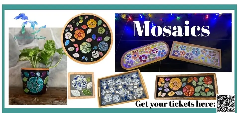 Garden City Mosaic Vanity Trays @ The Straight Farmhouse Museum
