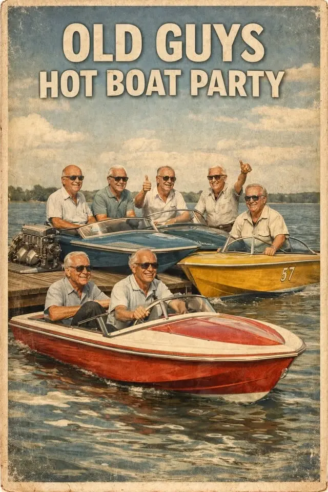 Wamplers Lake “Old Guys” Hot Boat Party