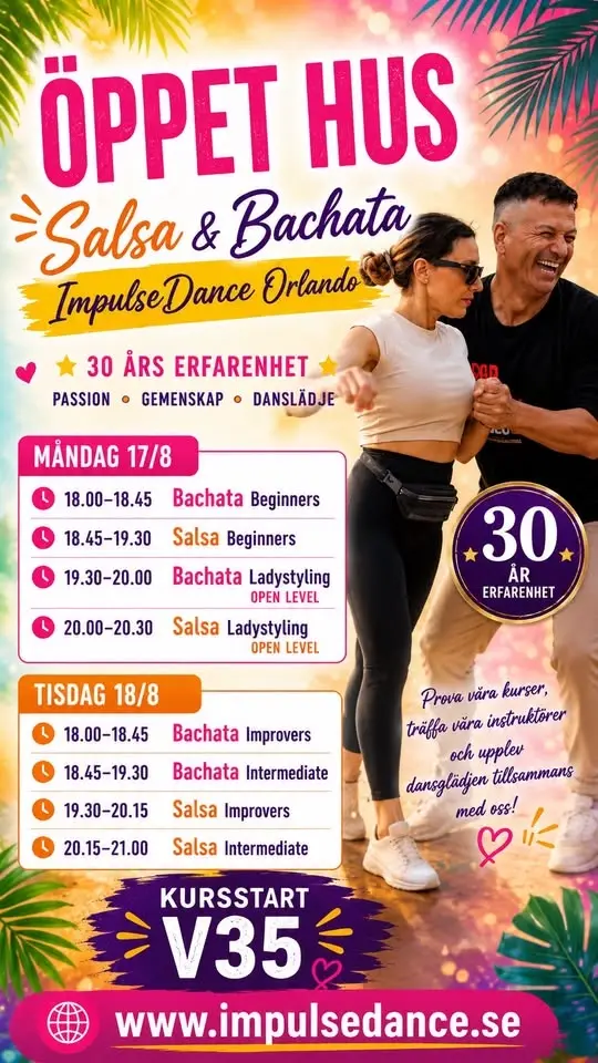 Öppet Hus med Salsa & Bachata 