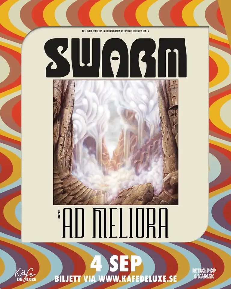 SWARM (FI) + Support: AD MELIORA live på Kafé de luxe