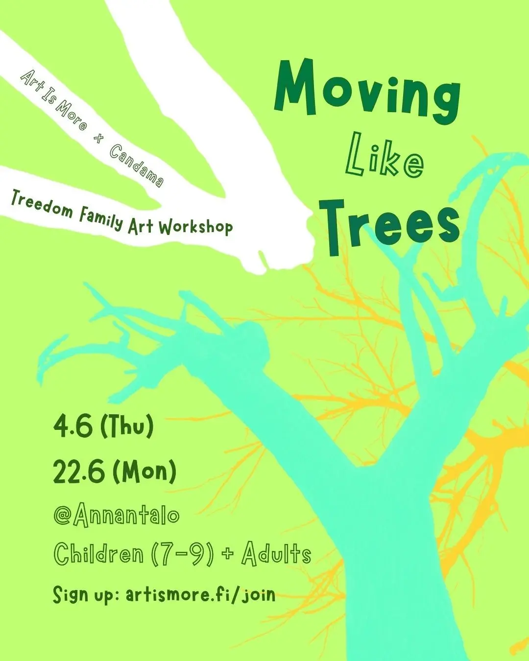 Treedom: Moving Like Trees! Family Workshop 1