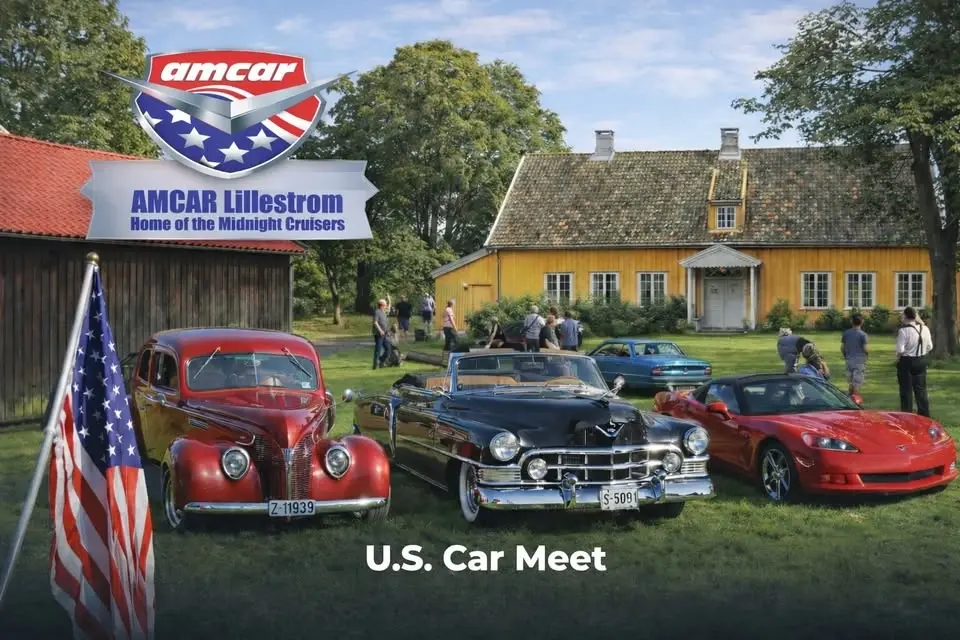 US Car Meet på Huseby Gård, Skedsmokorset 