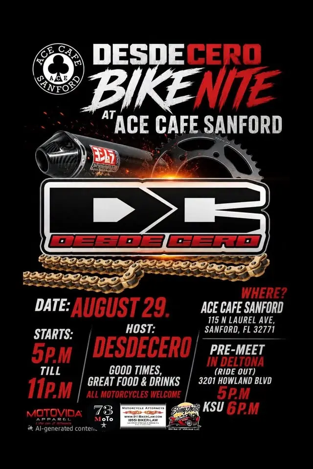 DesdeCero BikeNite @AceCafe sanford 