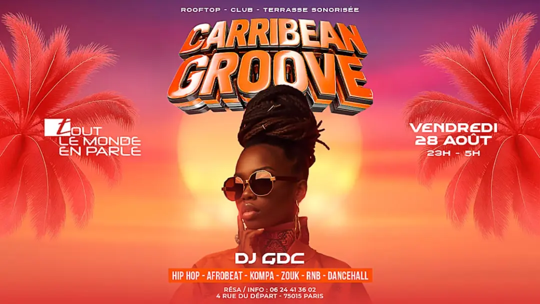 Soiree Caribbean Groove ,Club Terrasse Hiphop Afrobeat