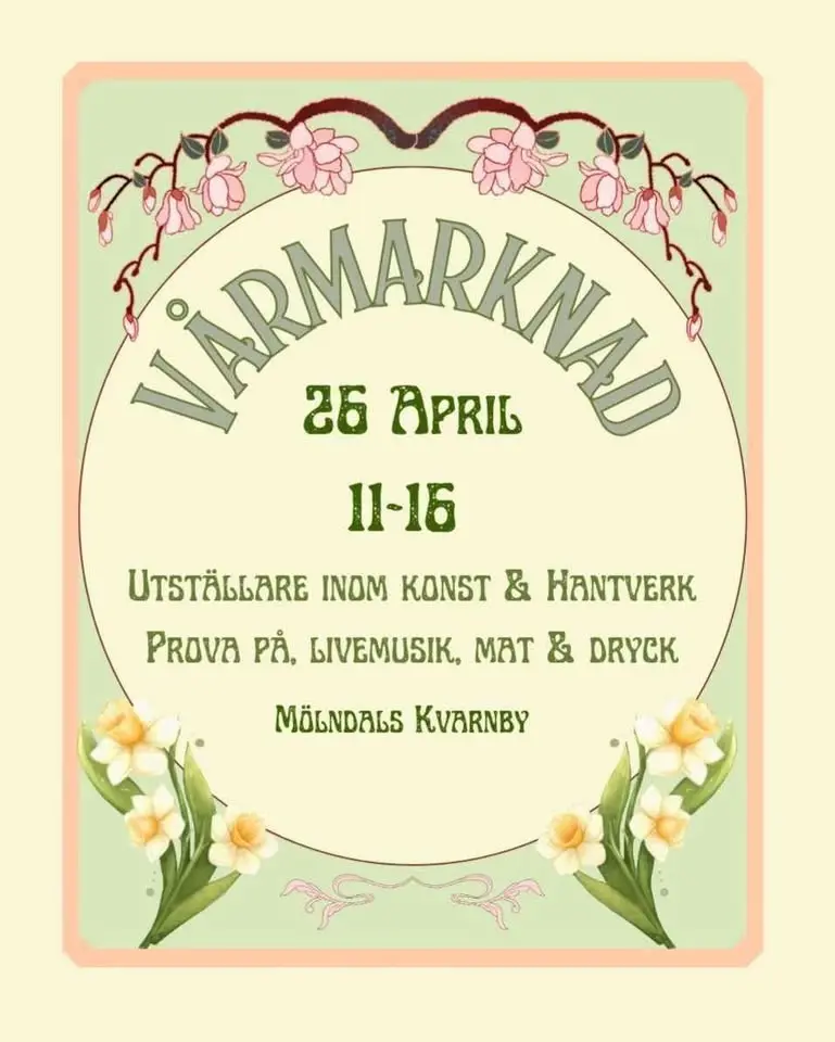 Vårmarknad i Kvarnbyn
