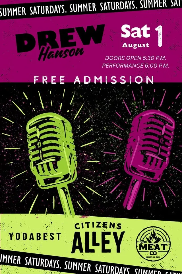 Summer Saturdays | Acoustic Live Music in the Alley | Featuring Drew Hanson 