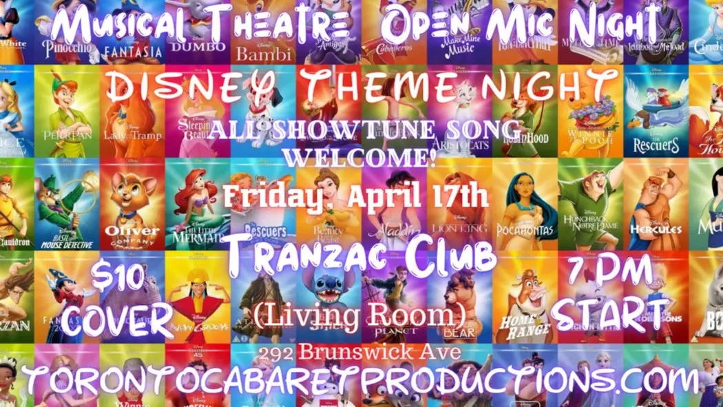 🎭 🎶 Monthly Musical Theatre Open Mic Night! 🎶 🎭